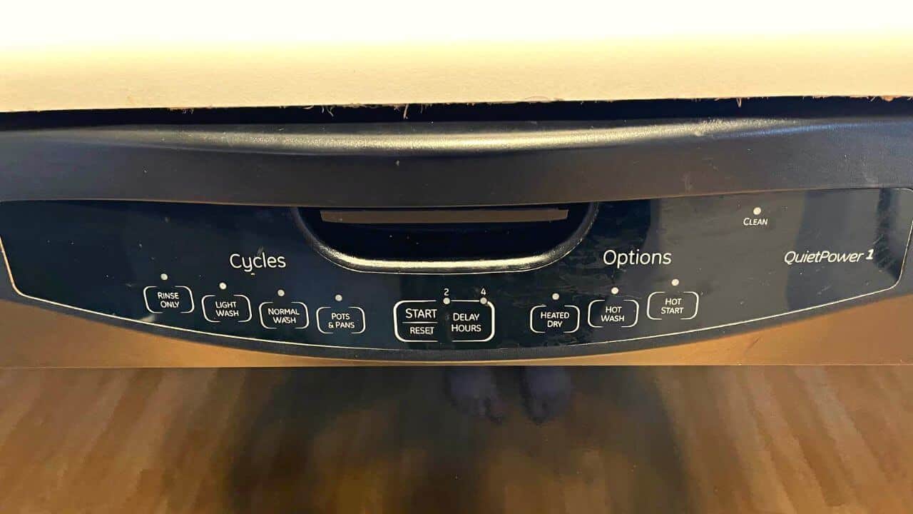 ge dishwasher beeps 3 times won't start