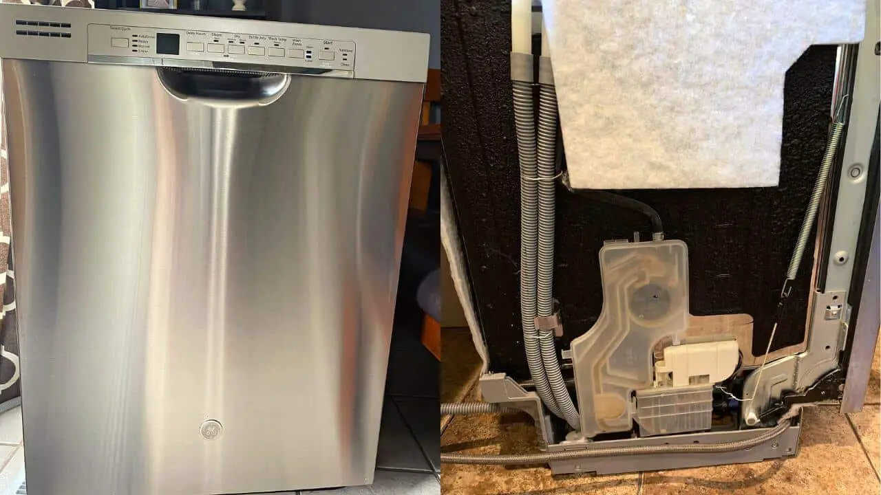ge dishwasher fills with water then stops