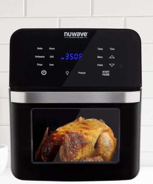 NUWAVE Brio Air Fryer 15.5-Qt X-Large Family Size Smart Oven
