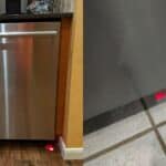 bosch dishwasher red light on floor