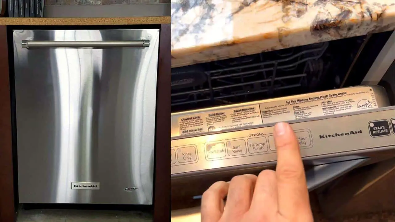 KitchenAid Dishwasher Clean Light Blinking 4 Times (Easy Steps)