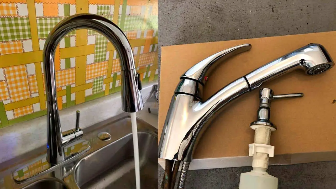 disassemble kitchen sink faucet