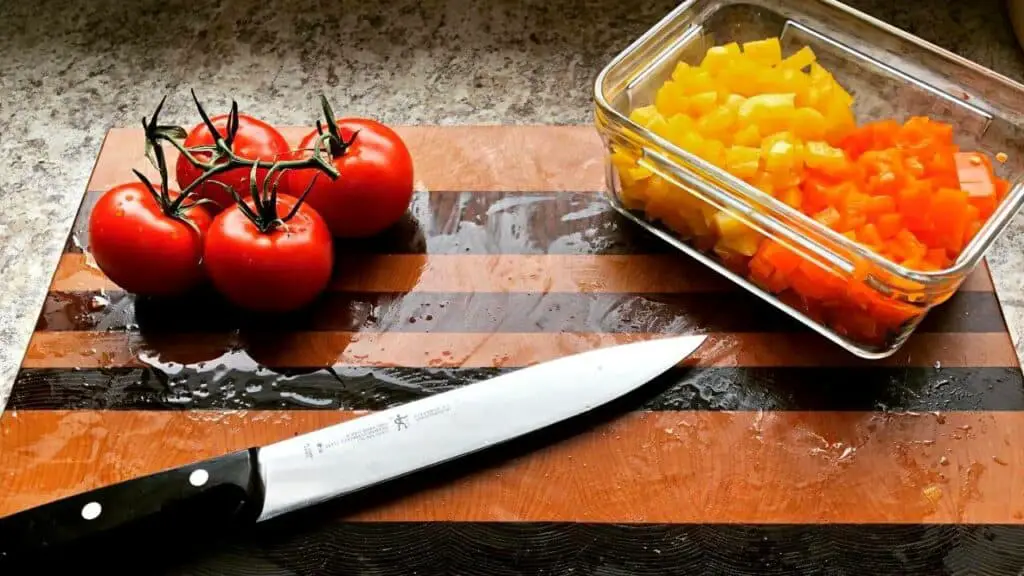 Vegetables on Cutting Board