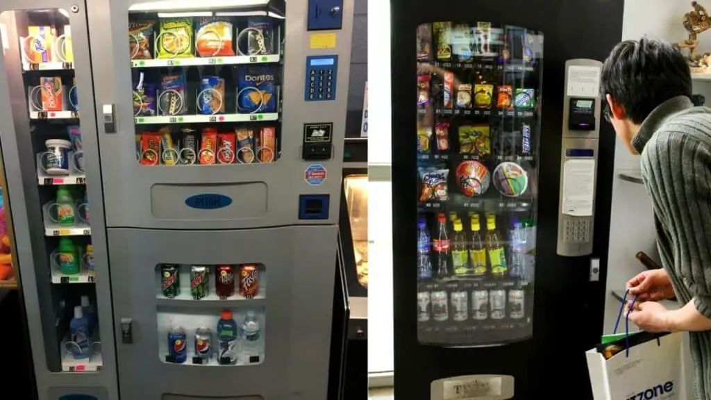 Vending Machine Sizes