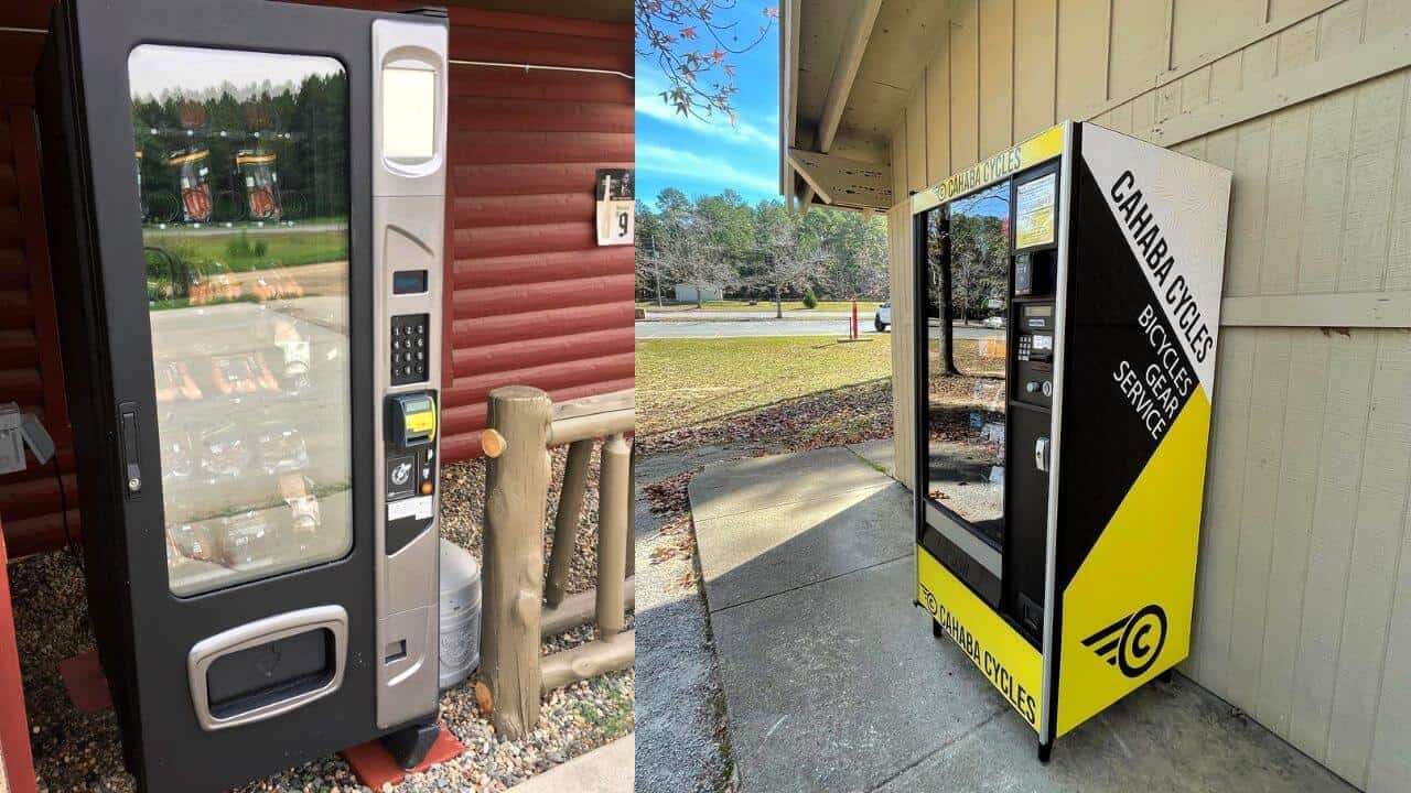 can i put a vending machine outside my house