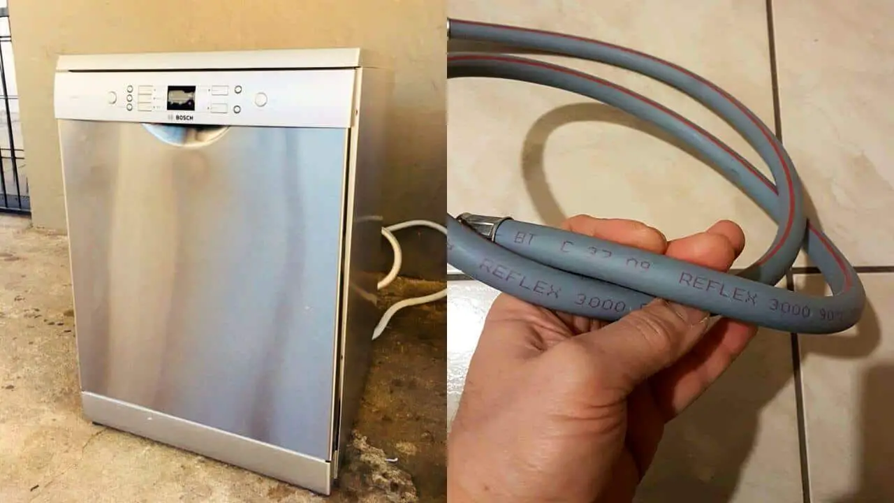 how to connect 2 dishwasher hoses together