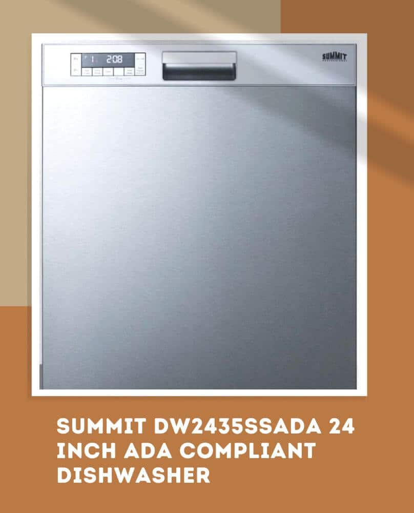 Summit DW2435SSADA 24 Inch ADA Compliant Dishwasher